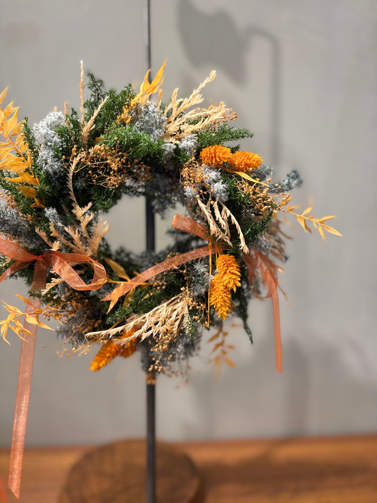 Christmas wreath ~orange~