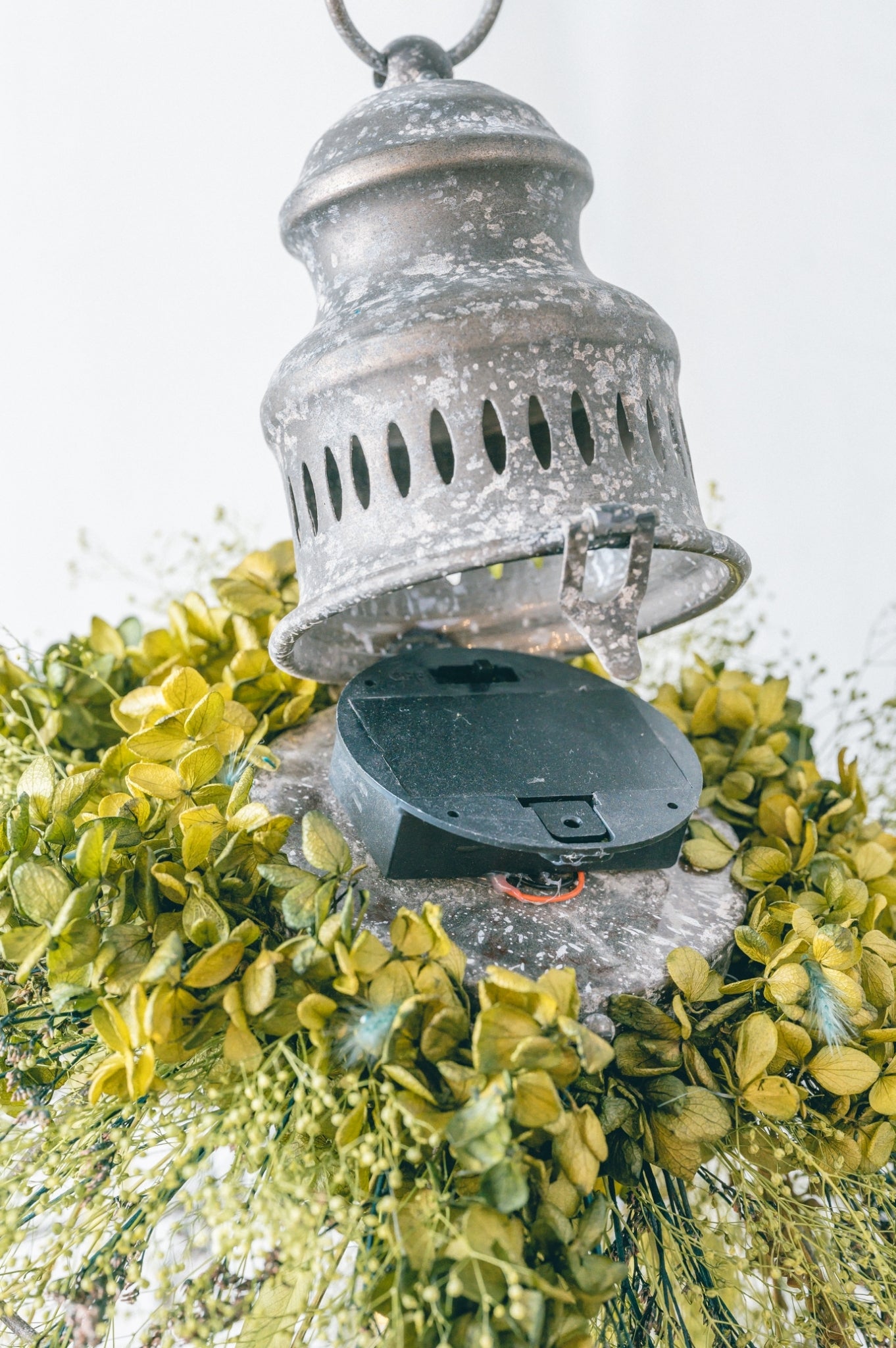 【NR6】電池式LEDハングライトLカゴ型1灯タイプ(送料無料)