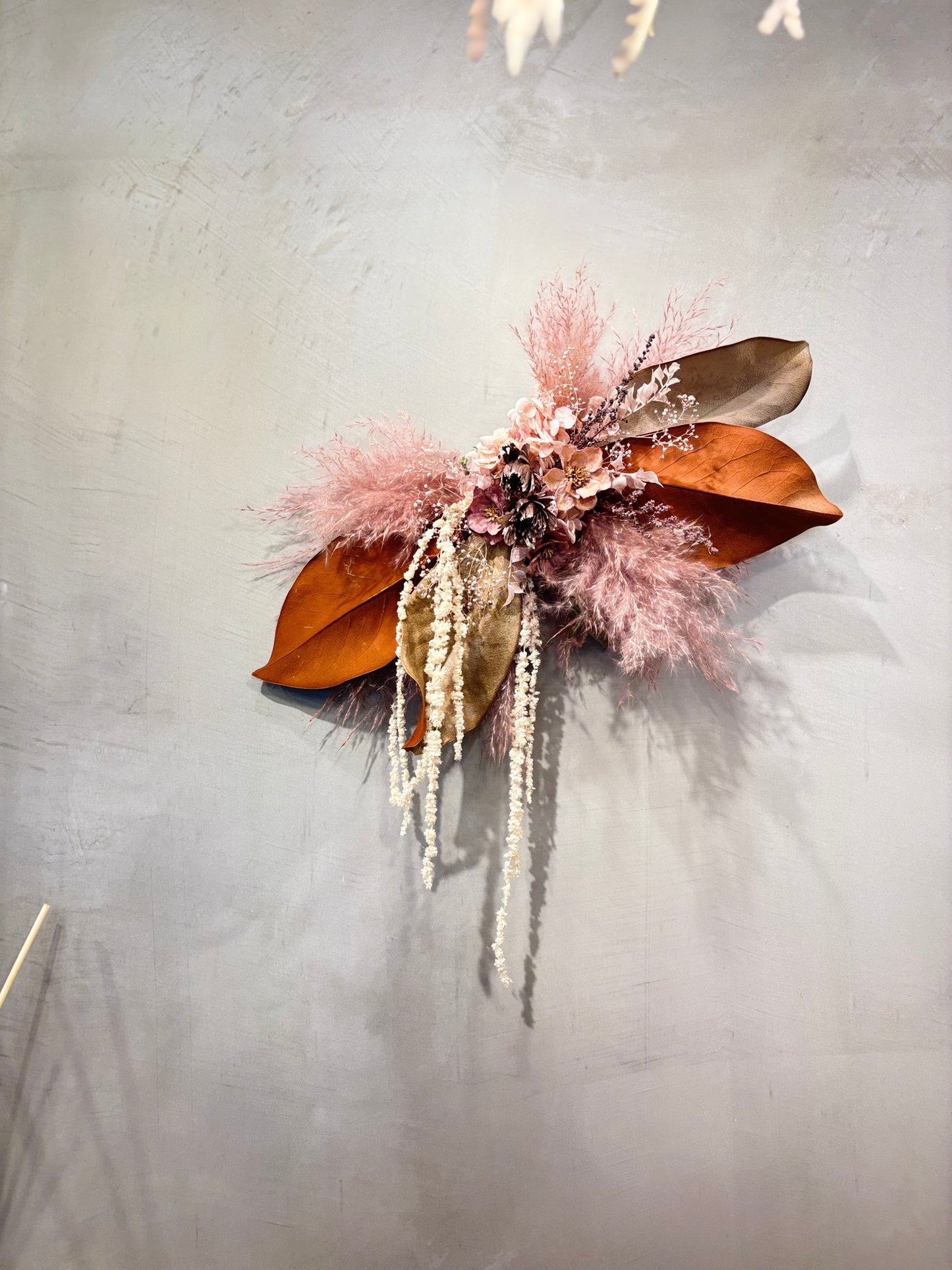 フラワーウォールデコ