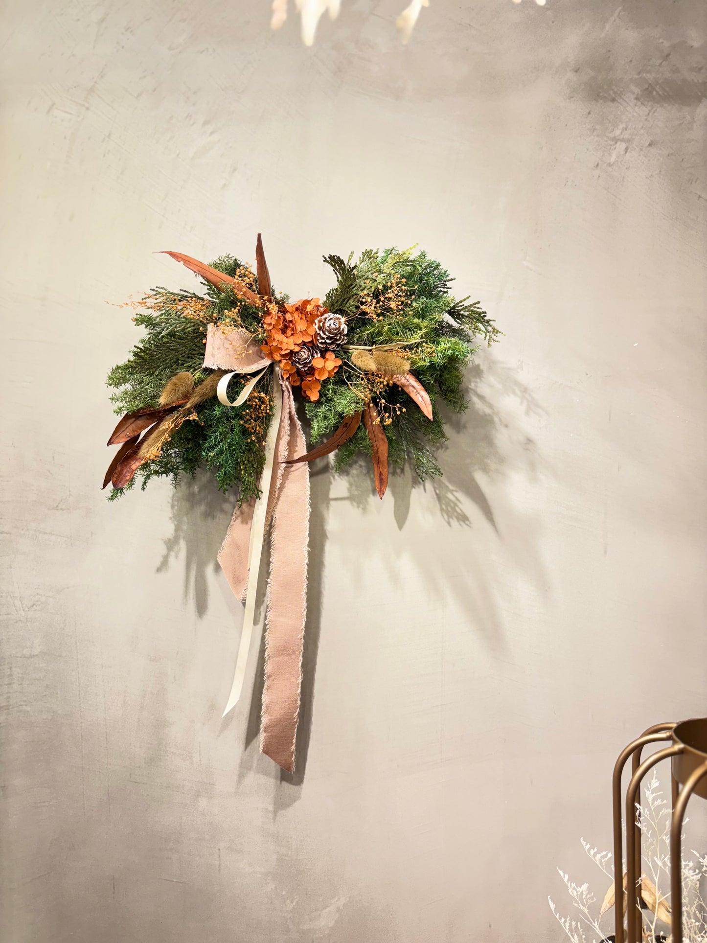 Christmas　フラワーウォールデコ