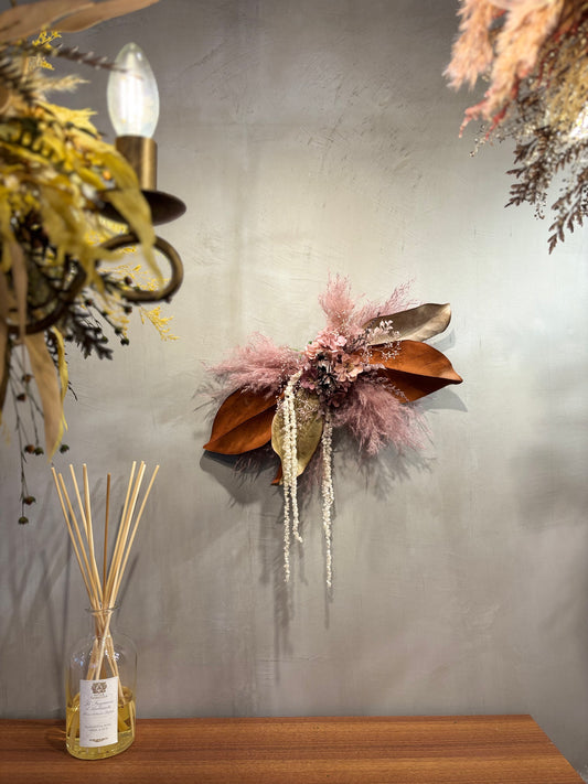 フラワーウォールデコ