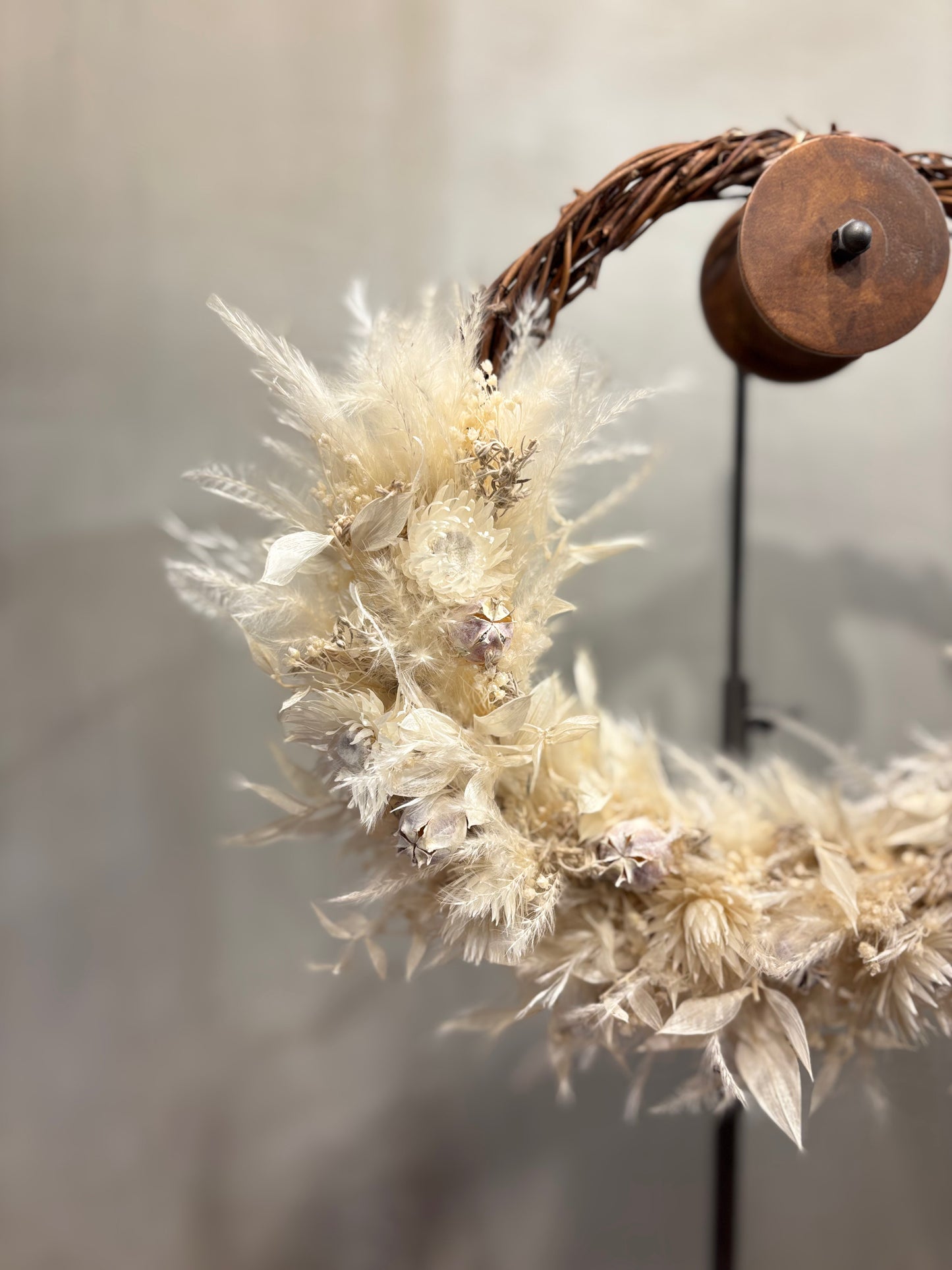 Christmas　wreath　～white～