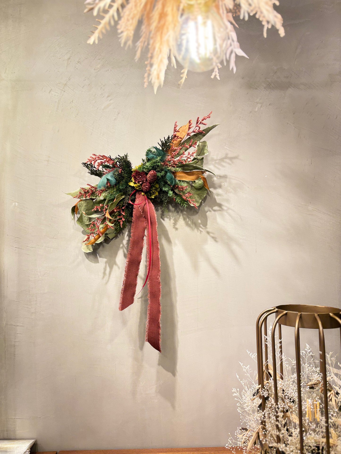 Christmas　フラワーウォールデコ