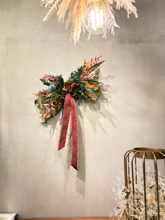 Christmas　フラワーウォールデコ